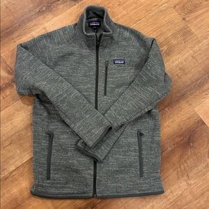Patagonia Heathered Gray Zip-Up Jacket
